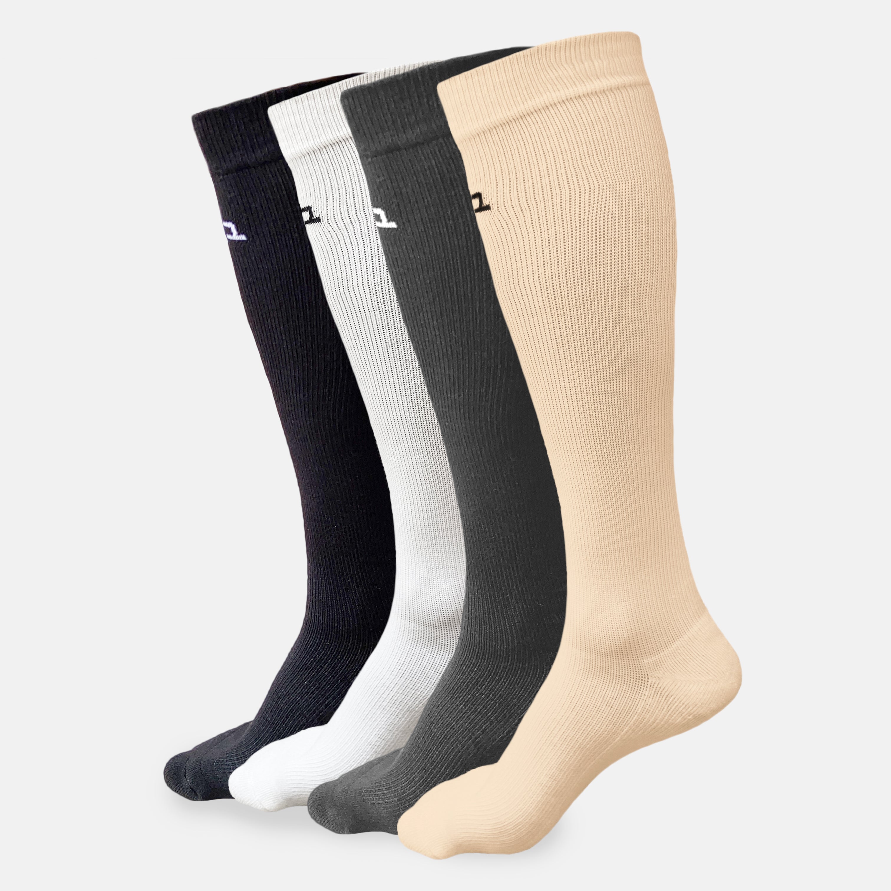 Bamboo Compression Socks - 4 Pairs