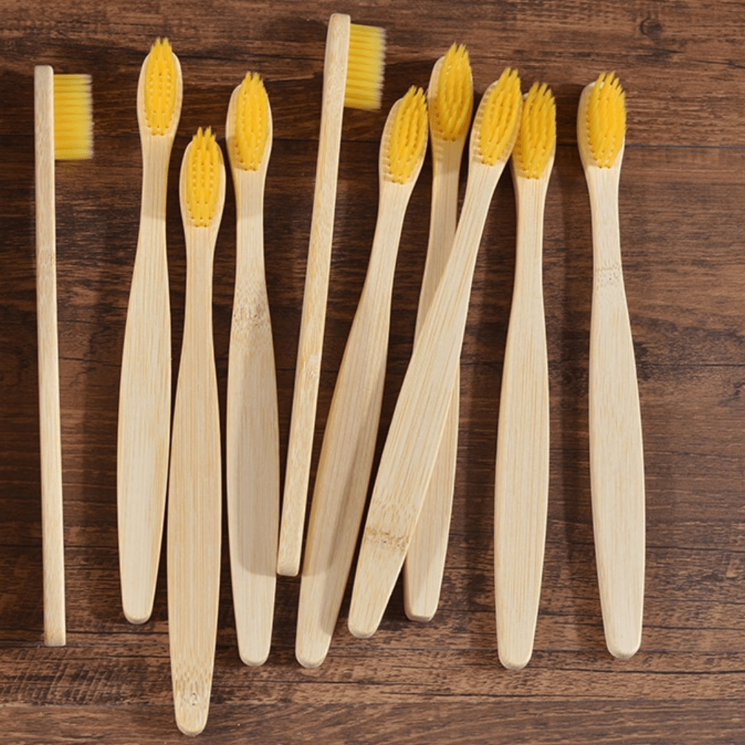 Bamboo Toothbrush - 10 Piece