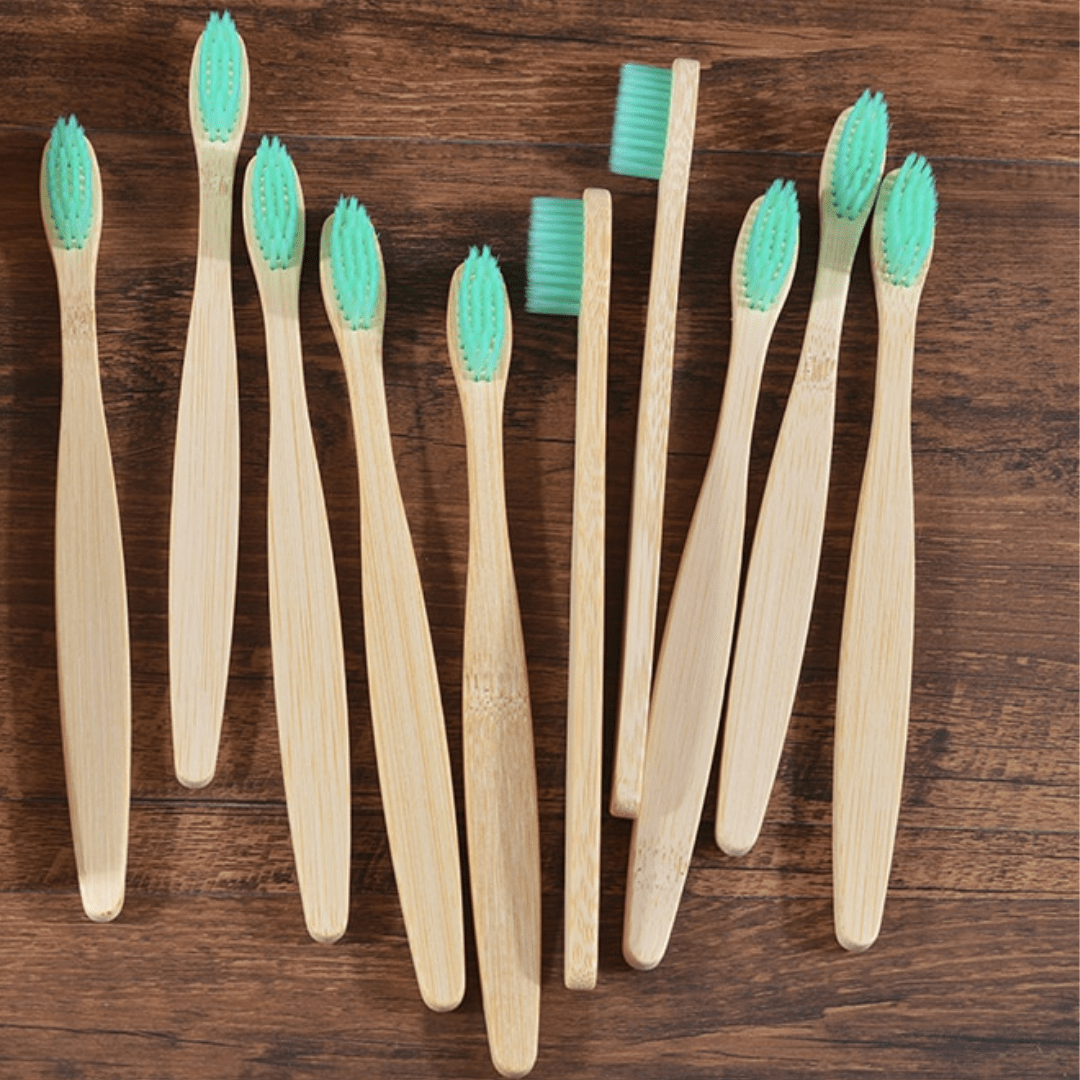 Bamboo Toothbrush - 10 Piece